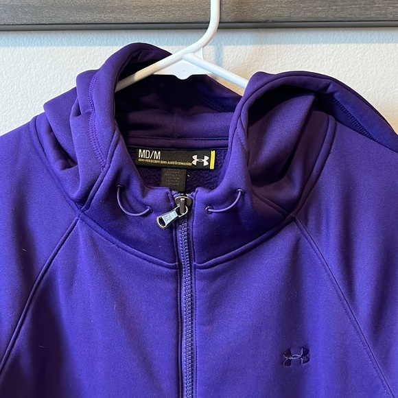 Women’s Under Armour Cold Gear Zip-Up with Hood - Picture 2 of 3